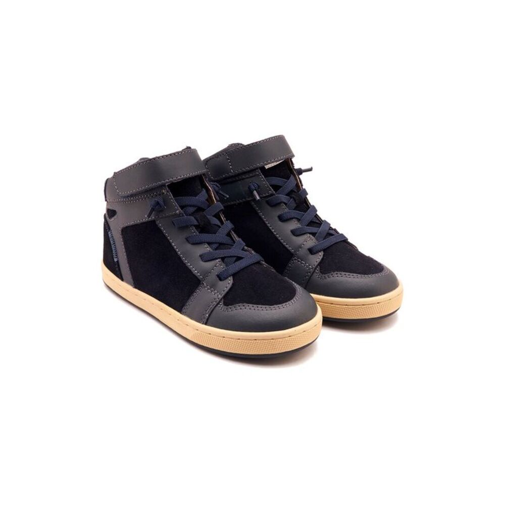 Old Soles High Jump Leather Sneaker, Blue